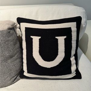 Jonathan Adler reversible letter pillow